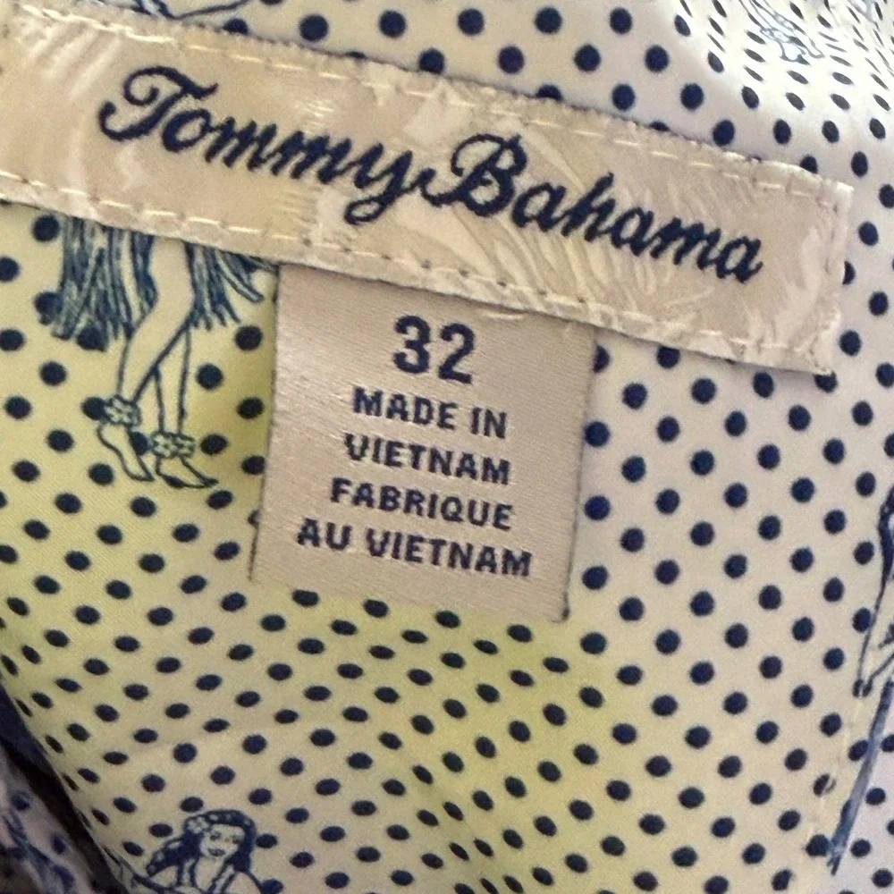 NWT Tommy Bahama Ocean Ombre Shorts Men's 32 Island Zone Golf Blue Plaid 10
